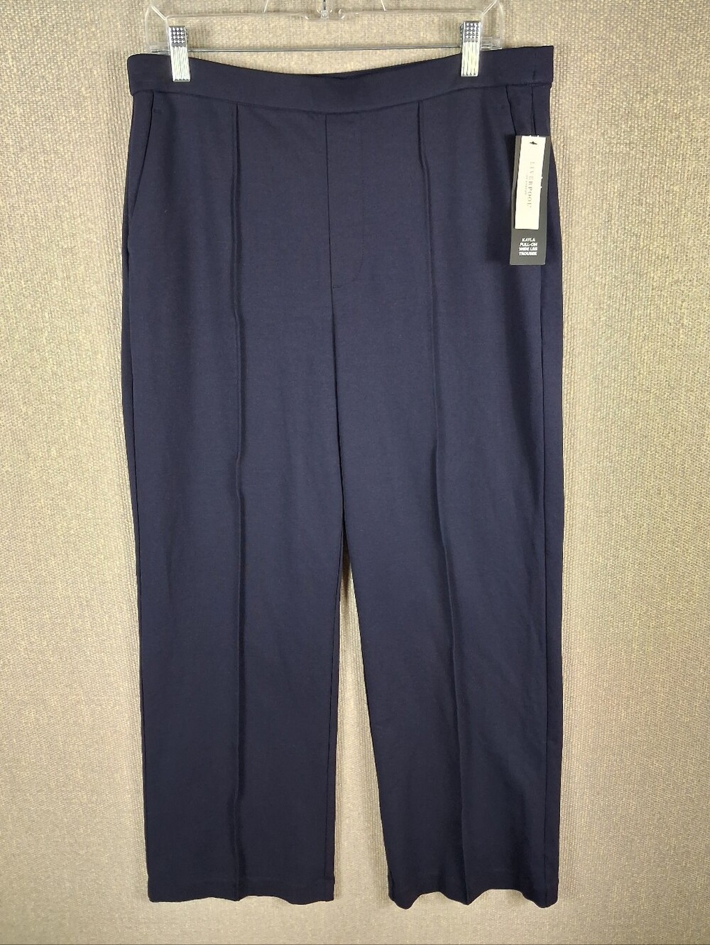 Liverpool Los Angeles Kayla Pull On Wide Leg Trouser Size 12/31 Blue Office Wear